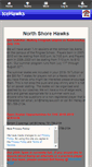 Mobile Screenshot of northshoreicehawks.com